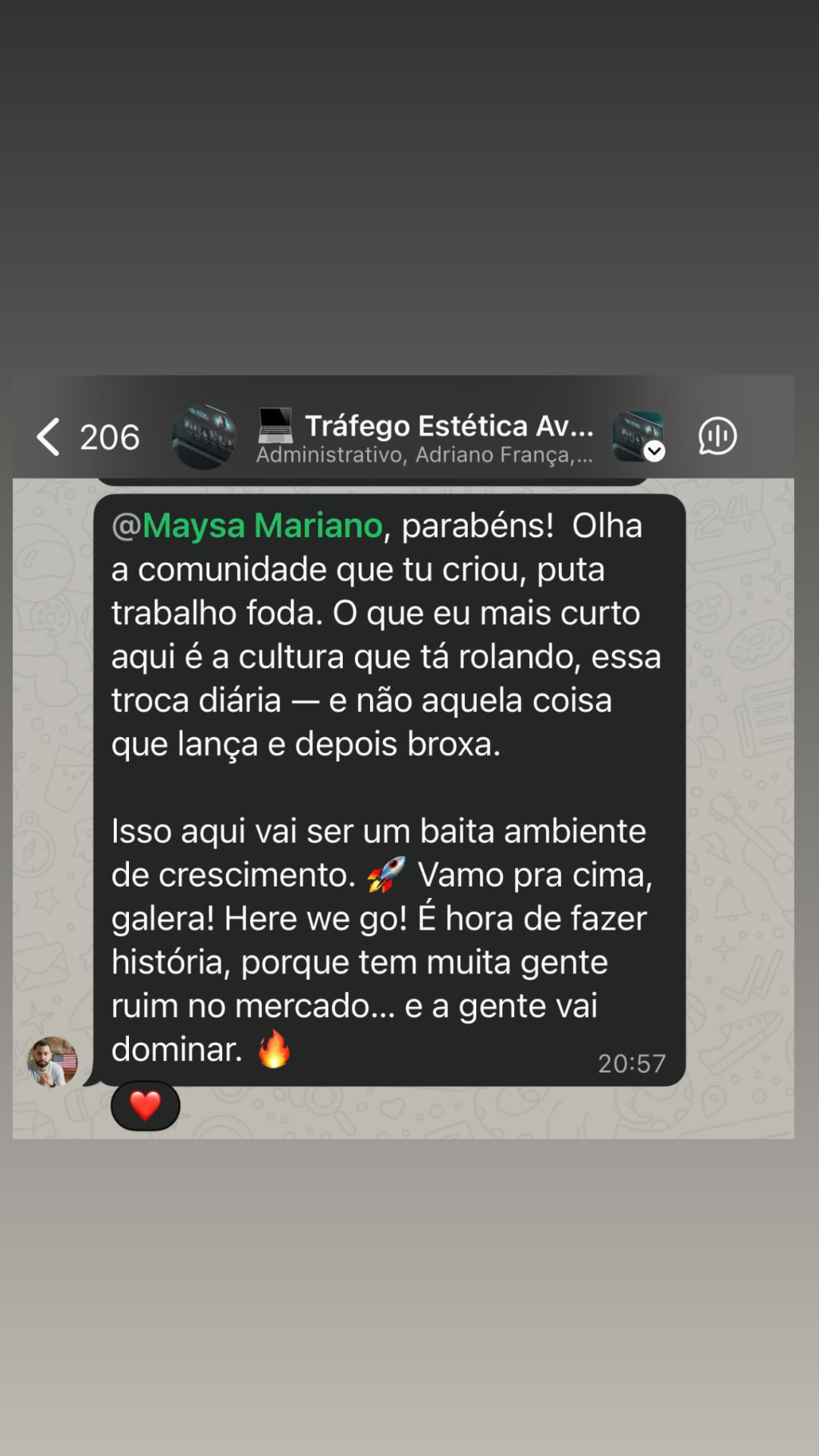 Depoimento de aluno da Formação: A comunidade e a troca diária